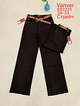 Джинсы Vanver B82223 chocolate - делук