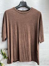 Футболка New Season 8392 brown - делук