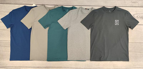 Футболка Samo 55104-3 l.grey - делук