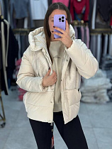 Куртка Modnulya 9062 beige - делук