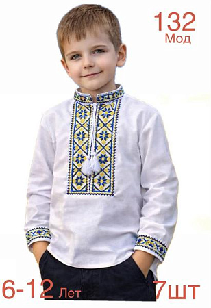 Вышиванка Надийка ND1525-132 white - делук