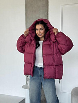 Пуховик Trend 2534 wine - делук