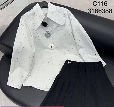 Рубашка Meloria C116 white - делук