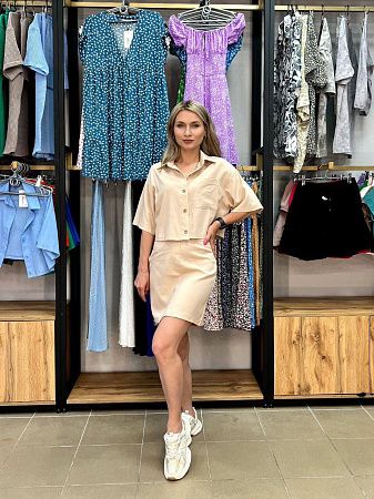 Костюм Arina 8045 beige - делук