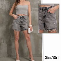 Шорты Jeans Style 355-851 grey - делук