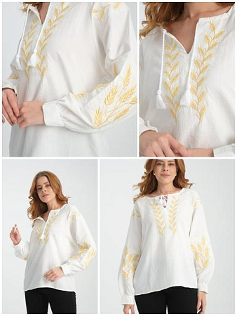 Вышиванка Mmc Clothes MC15 white - делук
