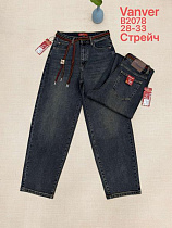 Джинсы Vanver B2078 navy - делук