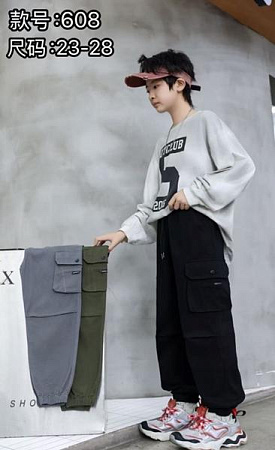 Штаны Farbique 608 grey - делук