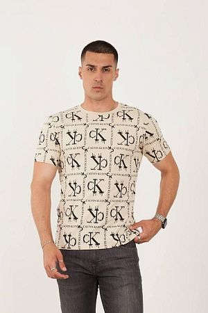 Футболка F.T.H F116 beige - делук