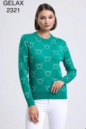 Свитер Julia 2321 green - делук