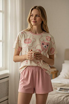 Пижама Trikotag T423 pink - делук