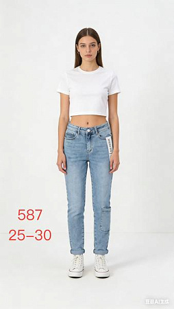 Джинсы Newjeans 587 l.blue - делук