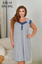 Ночнушка Fili Wear 523-1 blue - делук