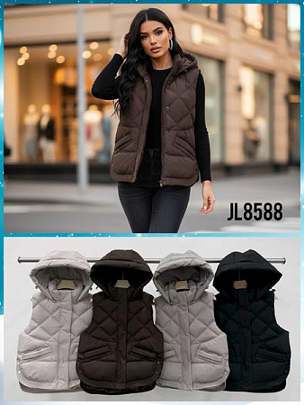 Жилетка Шаолинь JL8588 brown - делук