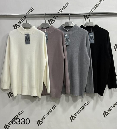 Свитер Met&March 6330 grey - делук