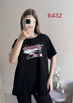 Футболка Fsn 6432 black - делук