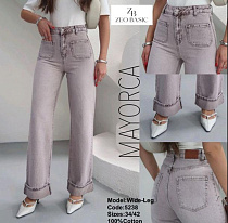 Джинсы Jeans Style 5238 grey-pink - делук
