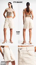 Бриджи Jeans Style 3240-S4 beige - делук