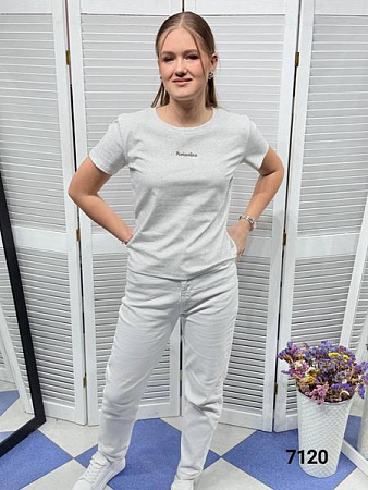 Футболка Mmc Clothes 7120 l.grey - делук