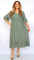 Платье Romeo Life RL1231 khaki - делук