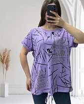Футболка Elena&Vika 25313 lilac - делук