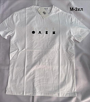 Футболка Minh MH986 white - делук