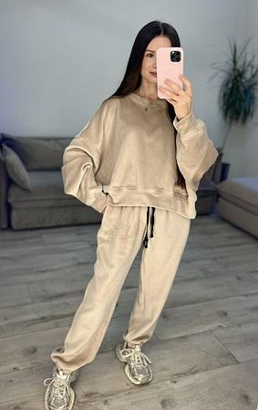 Костюм Спорт S.Style 601 beige - делук