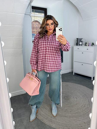 Рубашка Femzone 1137 pink - делук