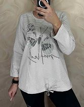 Свитер Levisha 27058 l.grey - делук
