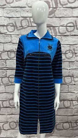 Халат Dicolor 3003-1 blue - делук