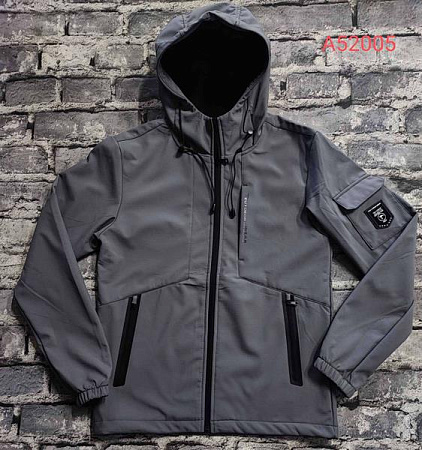 Ветровка Faraon A52005 grey - делук