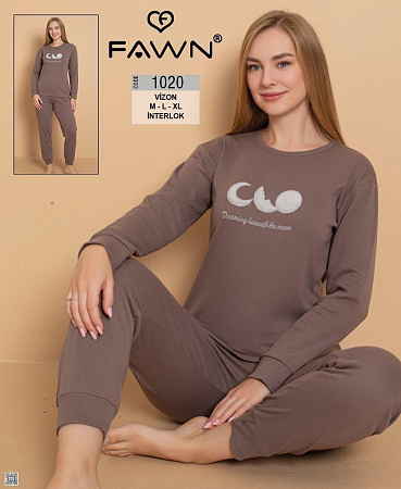 Пижама Trikotag 1020 brown - делук