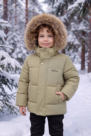 Куртка Delfinka HM612 beige - делук