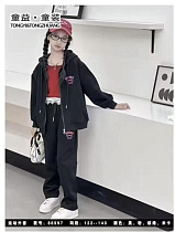 Костюм Спорт Delfinka 88997 black - делук