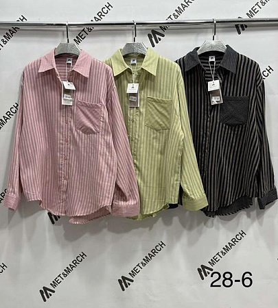 Рубашка Met&March 28-6 black - делук