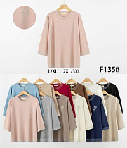 Свитер Anne-Kiss Me F135 mix - делук