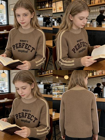 Свитер Yalisi 836 brown - делук