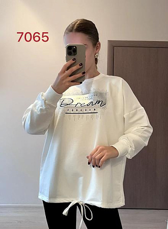 Свитер Fsn 7065 white - делук