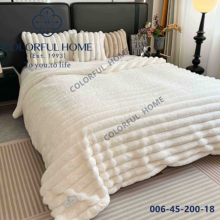 Плед Шиншилла 006-45-18 white - делук