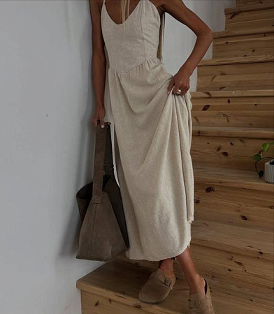 Сарафан Akulova 437 beige - делук