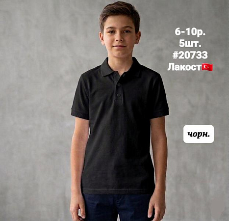 Футболка Amz 20733 black - делук