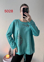 Свитер Fsn 5028-1 green - делук