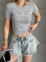 Футболка New Season F017 grey - делук