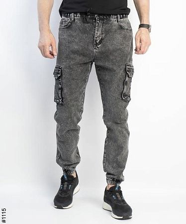 Джоггеры Basanjiu 1115 grey - делук