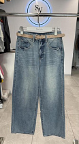 Джинсы Saint Wish 6173 l.blue - делук