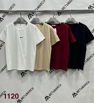 Футболка Met&March 1120 white - делук