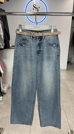 Джинсы Saint Wish 6173 l.blue - делук