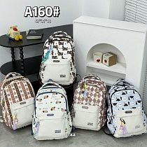 Рюкзак Candy Bags A160 beige-brown - делук