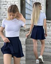 Юбка-Шорты Karolina KR195 navy - делук