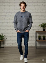 Свитер Moranny MR383 grey - делук